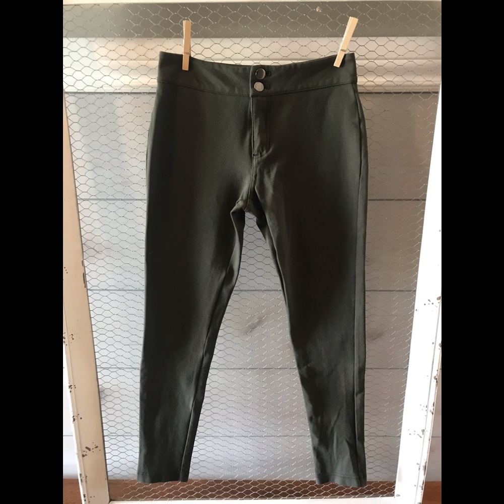 Forever 21 Olive Jeggings